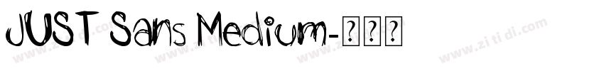 JUST Sans Medium字体转换